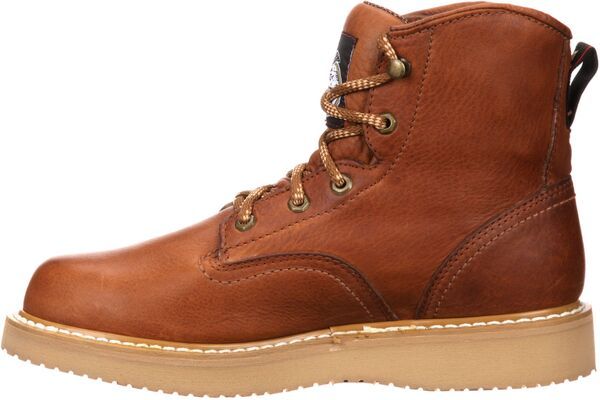 ジョージアブーツ メンズ シューズ ブーツ・レインブーツ Tシャツ Georgia Boots Mens Wedge Steel Toe Work Boots Barracuda Gold ゴールド