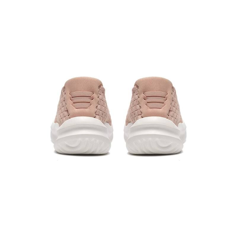 クラークス レディース シューズ スニーカー Clarksolevana Weave Womens Casual SlipOn Shoes Pale Peach ピーチ