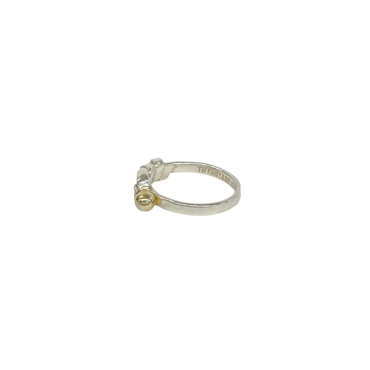 極 美品 箱 袋付き TIFFANY&Co. ティファニー フック＆アイ リング
