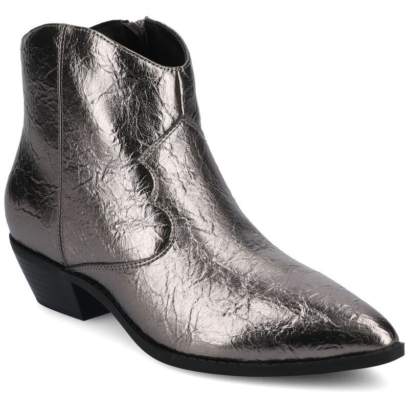ジャーニー レディース シューズ ブーツ・レインブーツ アンクル Journee Taliah Womens Ankle Booties Pewter ピューター