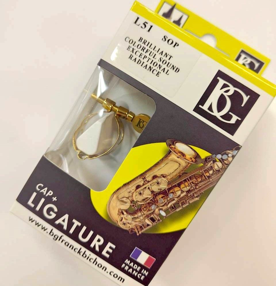 中古 /USED】BG Tradition リガチャー L51 ソプラノサックスエボナイト