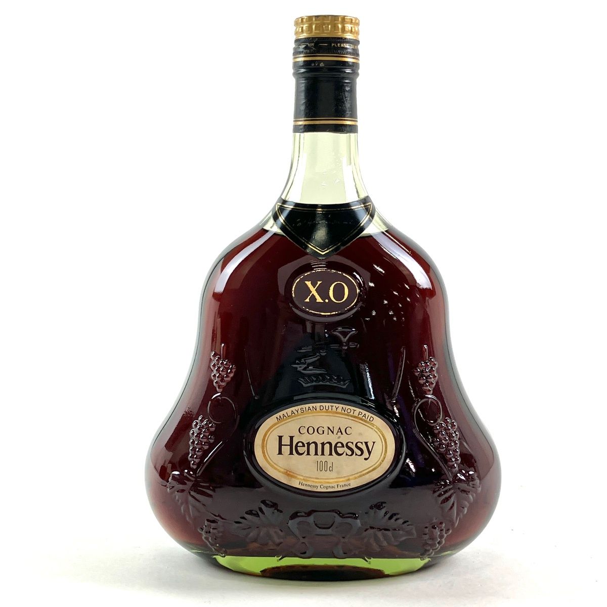 ヘネシー Hennessy XO 金キャップ グリーンボトル 1000ml ブランデー コニャック 【古酒】