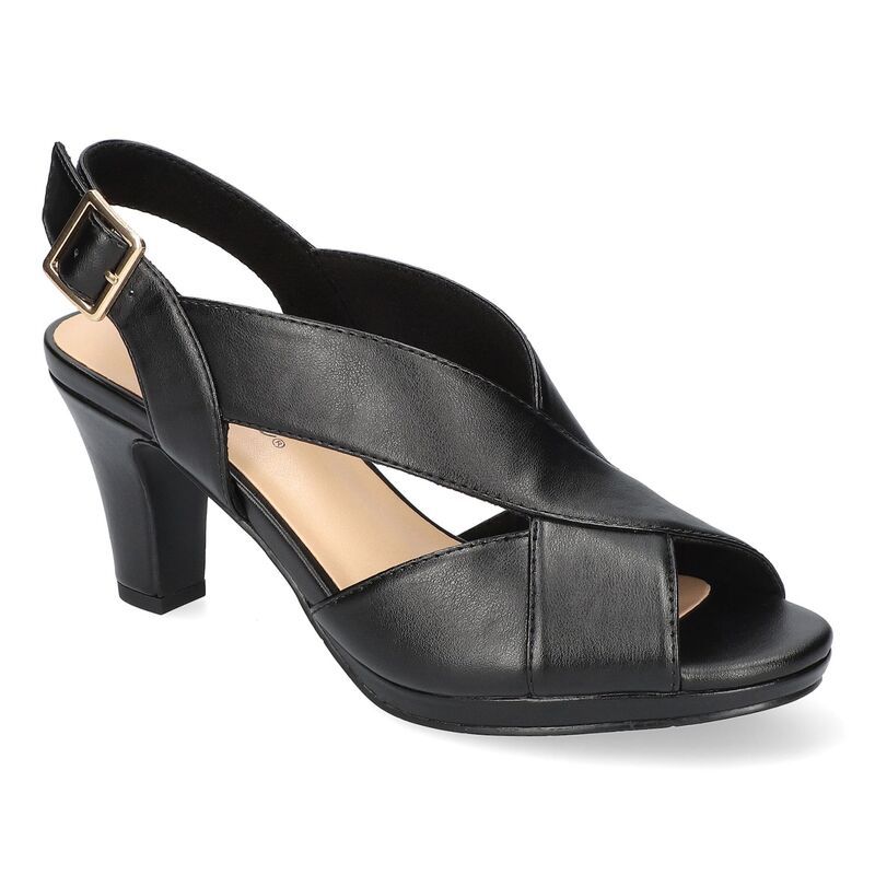 イージーストリート レディース シューズ サンダル Easy Street Christy Womens Dressandals Black ブラック