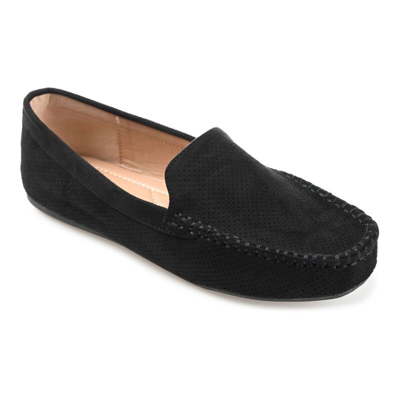 ジュルネ コレクション レディース シューズ サンダル Journee Collection Halsey Womens Moccasins Black ブラック