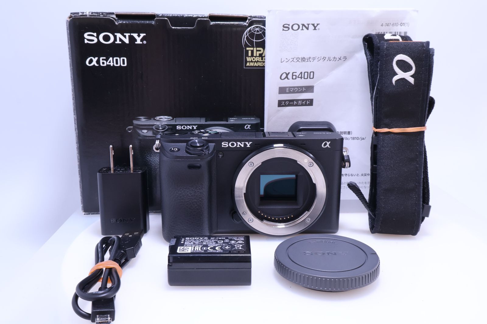 【11,839回 美品】SONY α6400 ボディ ブラック ILCE-6400 BAPS-C ミラーレス一眼カメラ