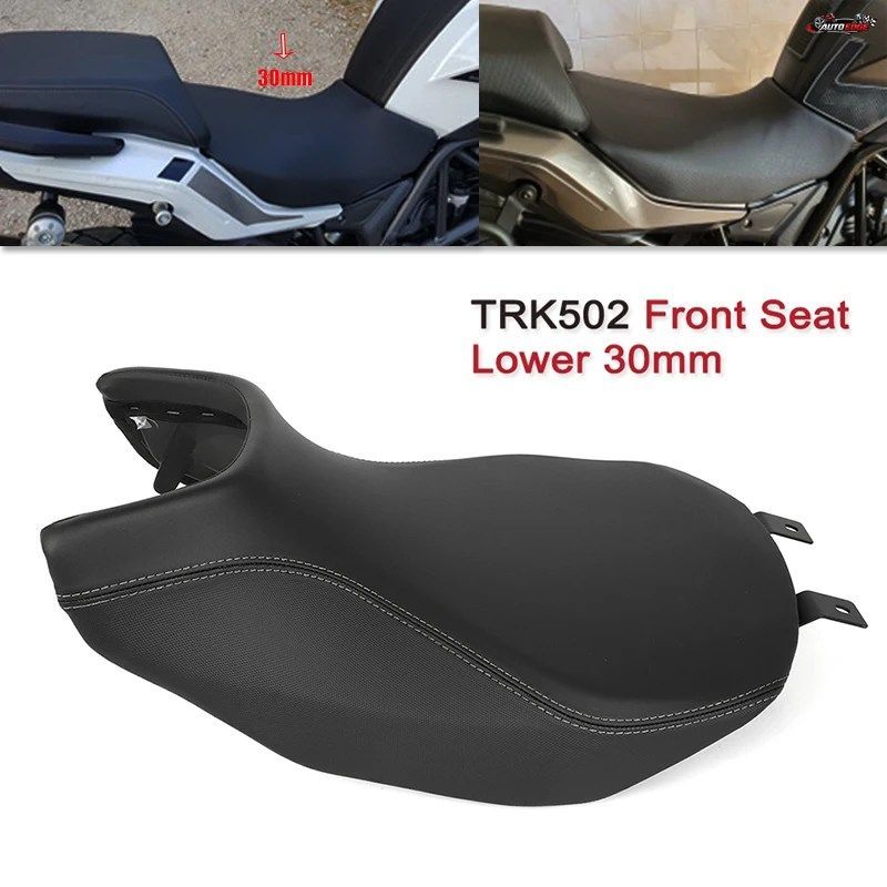 BLACK X VINTAGE サドルシート ローワー 30mm シート ハンプ シート サドル クッション パッド アクセサリー BENELLI TRK502 TRK502X 用