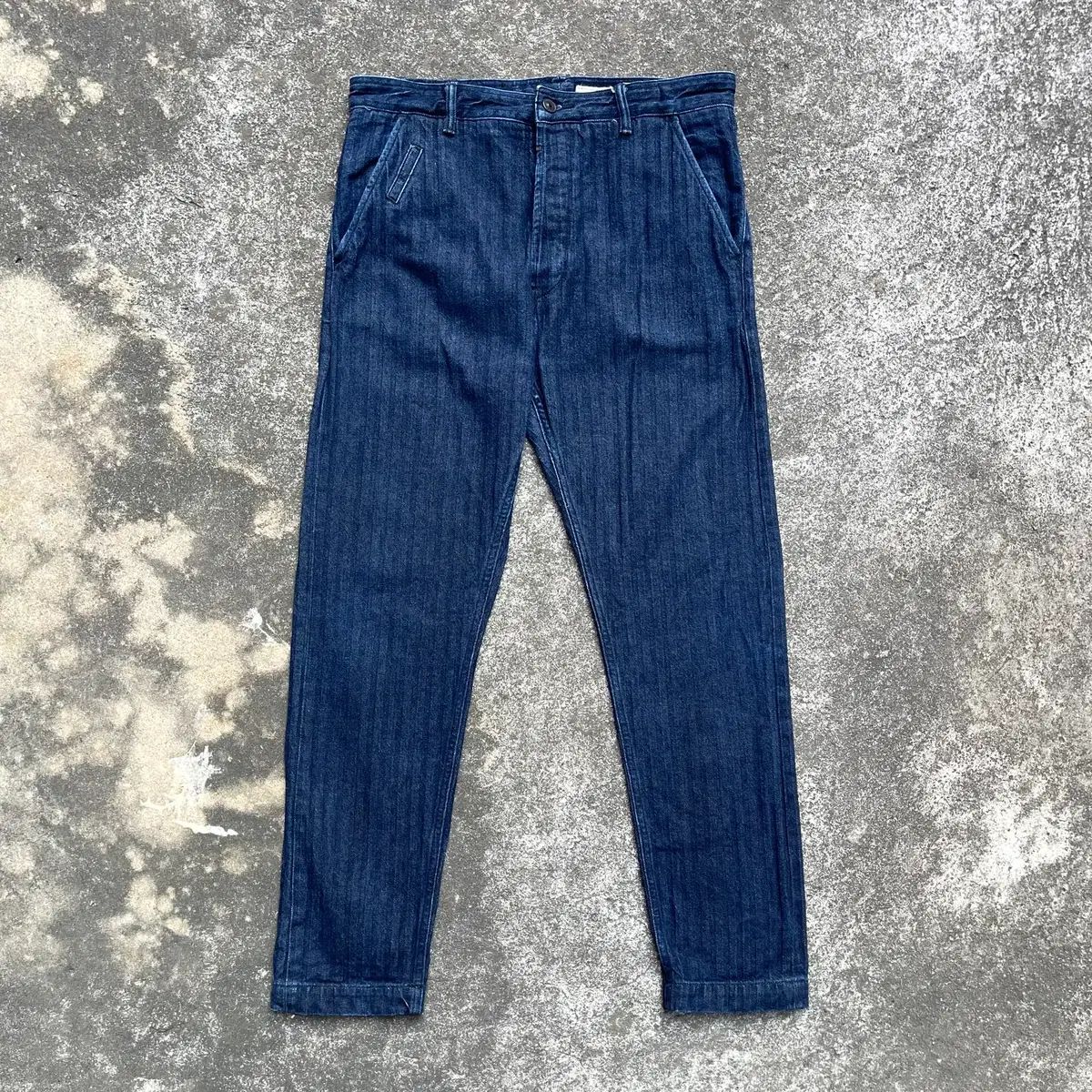 ALLSAINTS オールセインツ ストライプ テーパード デニムパンツ 32