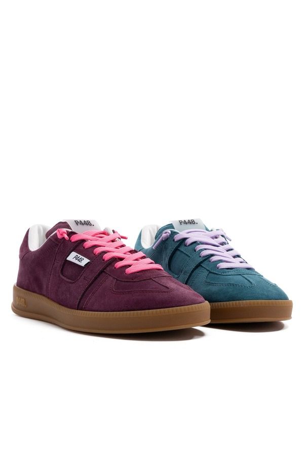 ピーフォーフォーエイト レディース シューズ スニーカー P448 Monza Kaleidoscope Sneaker BurgundyBlue ブルー
