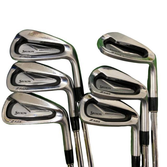 【中古】 ダンロップ SRIXON Z585 6S アイアンセット IR NS PRO 950GH D.S.T (フレックスR) メンズ 男性用 右利き 右用 Cランク ゴルフクラブ