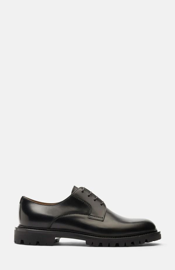 スカロッソ メンズ シューズ SCAROSSO Wooster III Derbies Black Brushed Calf ブラック