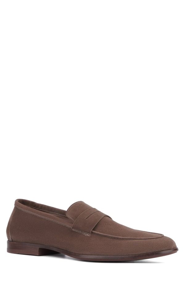 アクアタリア メンズ シューズ ローファー Aquatalia Jon Penny Loafer Taupe トープ