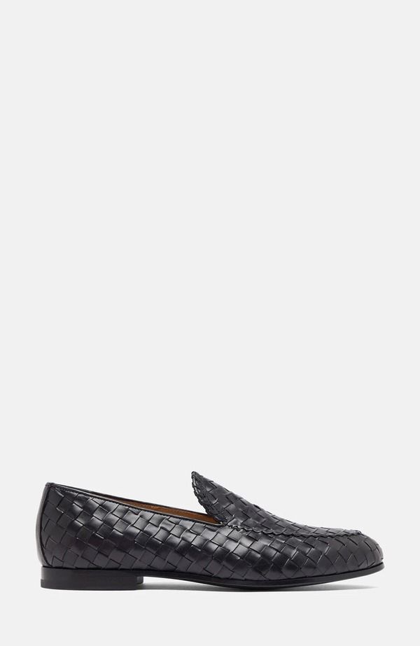 スカロッソ メンズ シューズ ローファー SCAROSSO Vittorio Loafers Black Calf ブラック