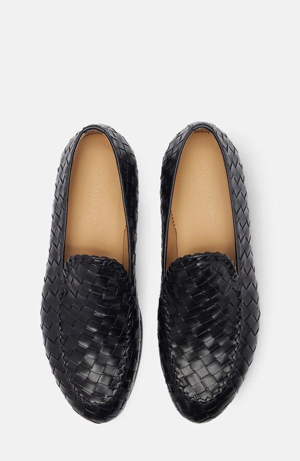 スカロッソ メンズ シューズ ローファー SCAROSSO Vittorio Loafers Black Calf ブラック