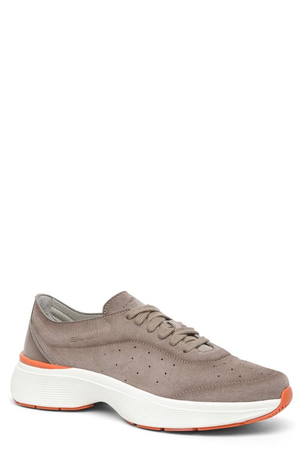 サントーニ メンズ シューズ スニーカー Santoni Bounce Sneaker BeigeE55 ベージュ