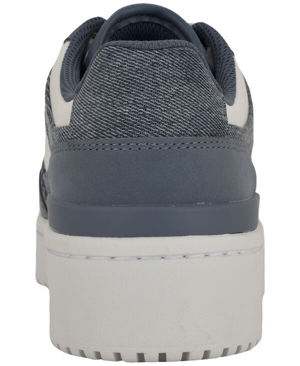 【送料無料】 カルバンクライン レディース スニーカー シューズ Alondra LaceUp Platform Sneakers Dark Blue DenimWhite