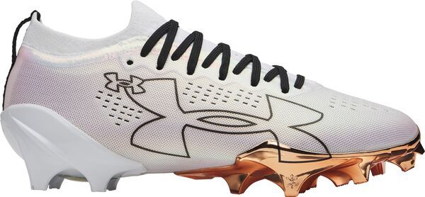 アンダーアーマー レディース シューズ スニーカー Under Armour Blur Pro Football Cleats WhiteCopperBlack ホワイト