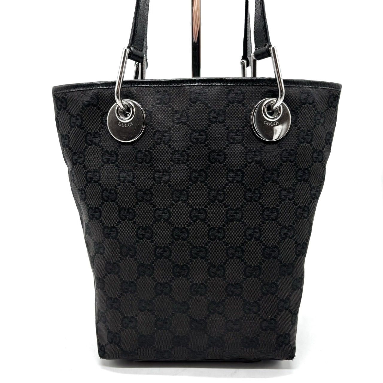 良品】GUCCI グッチ GG柄 キャンバス シルバー金具 トートバッグ