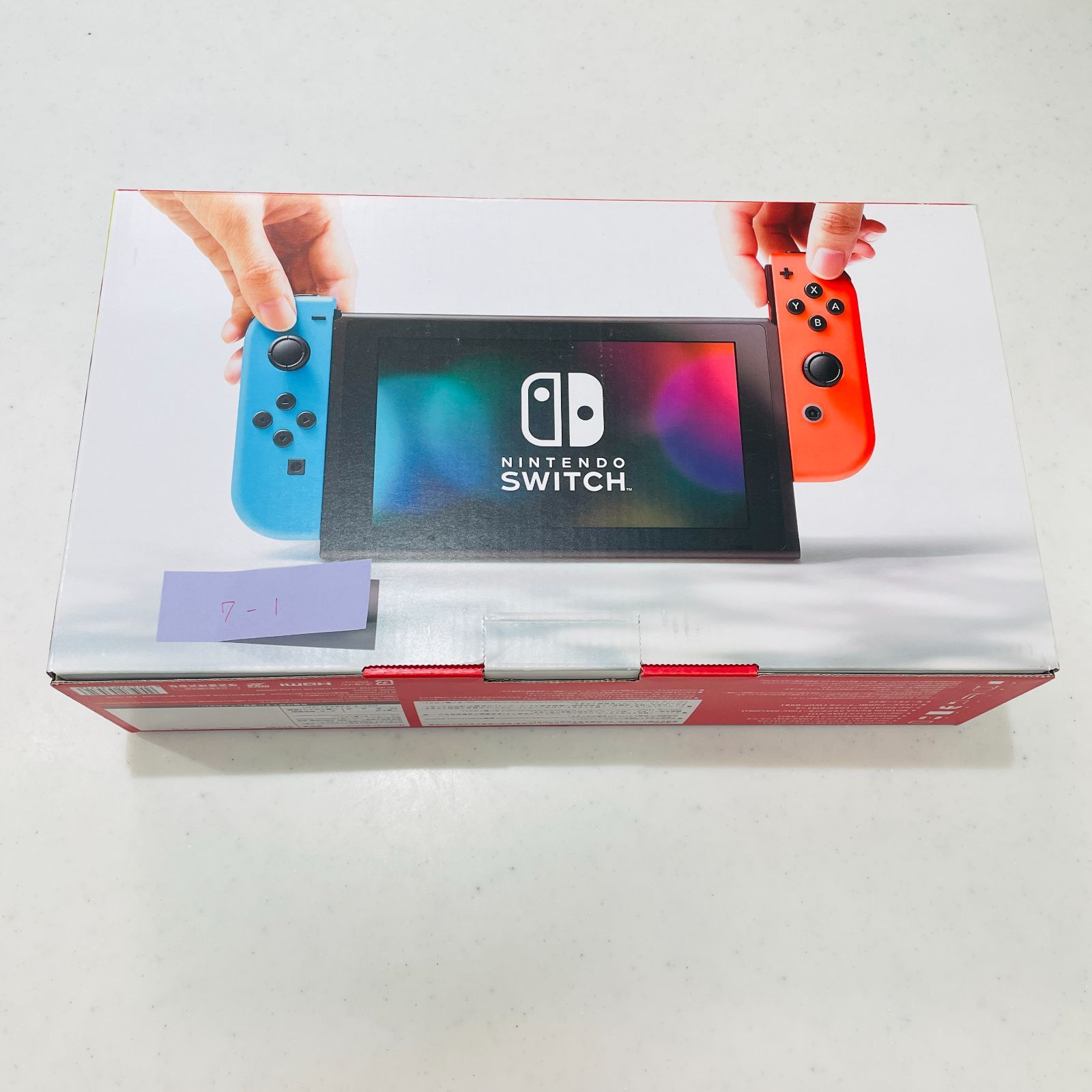 Nintendo Switch 本体 初期型V1 ネオンブルー ネオンレッド ストラップ