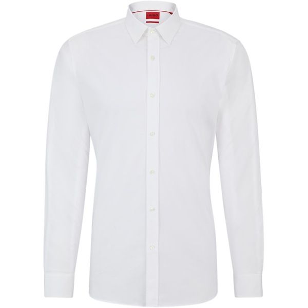 フューゴ メンズ トップス シャツ Hugo Elisha02 10243635 02 Open White 199 ホワイト