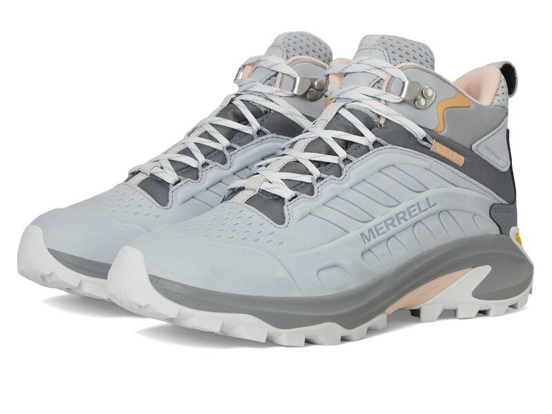 メレル レディース シューズ ブーツ・レインブーツ レザー Merrell Moab Speed 2 Leather Mid Waterproof Gale 35,620円