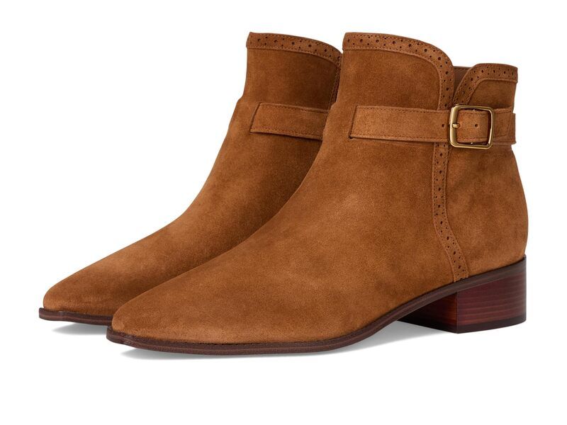 コールハーン レディース シューズ ブーツ・レインブーツ Cole Haanorella Buckle Boots Tobacco Suede