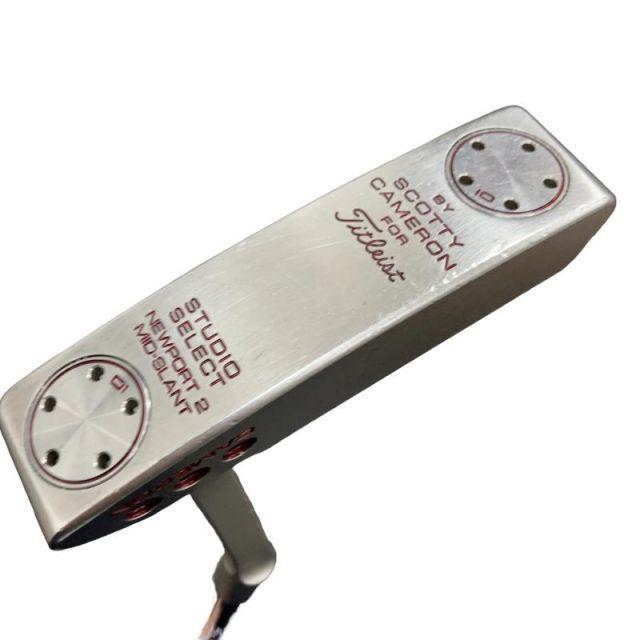 【中古】 タイトリスト SCOTTY CAMERON STUDIO SELECT NEWPORT 2 MS 35インチ(10g) パター PT スチール (フレックスその他) メンズ 男性用 右利き 右用 Cランク ゴルフクラブ
