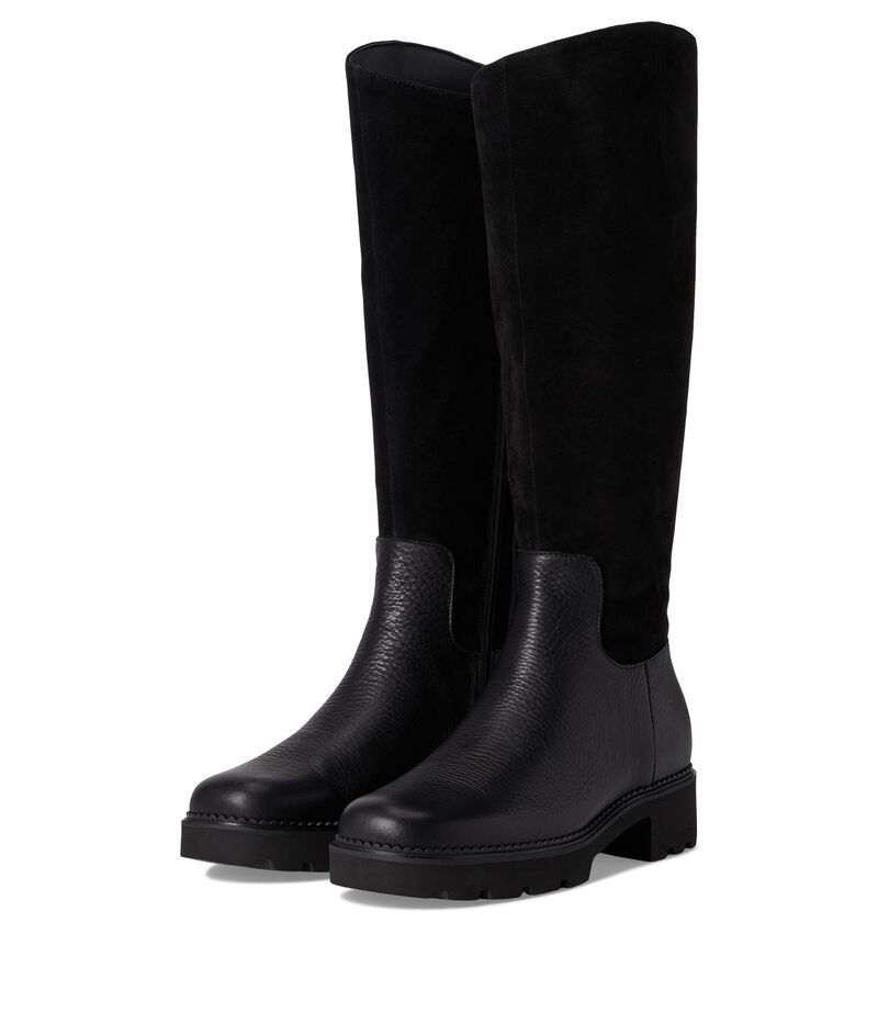 バイオニック レディース シューズ ブーツ・レインブーツ VIONIC Fallbrook High Shaft Boots Black Fg Suede ブラック