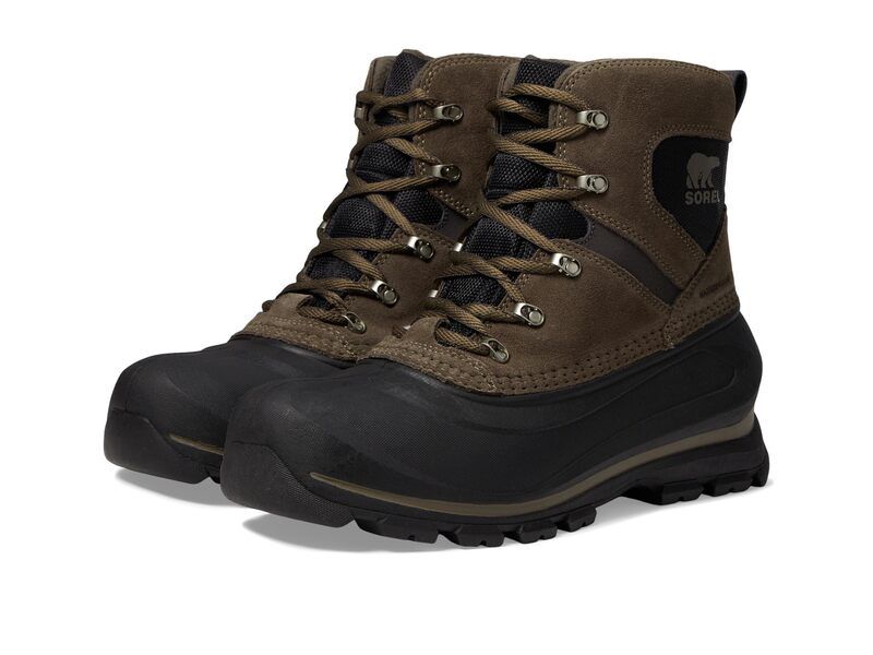 ソレル メンズ シューズ ブーツ・レインブーツ レース SOREL Buxton Lace Waterproof MajorBlack ブラック