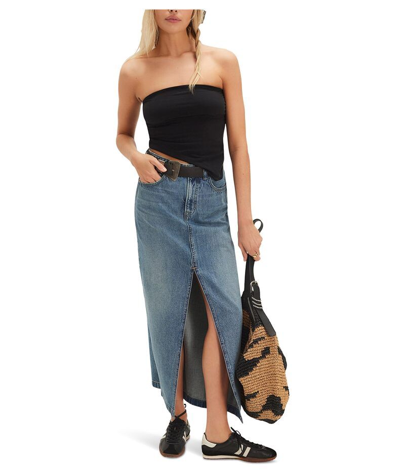 フリーピープル レディース ボトムスカート デニム マキシ Free People Nothing Better Denimaxi Little Things デニム