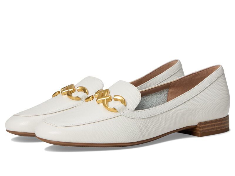 ナチュライザー レディース シューズ スニーカー Naturalizer Jovie Warm White Lizard Pattern Leather ホワイト