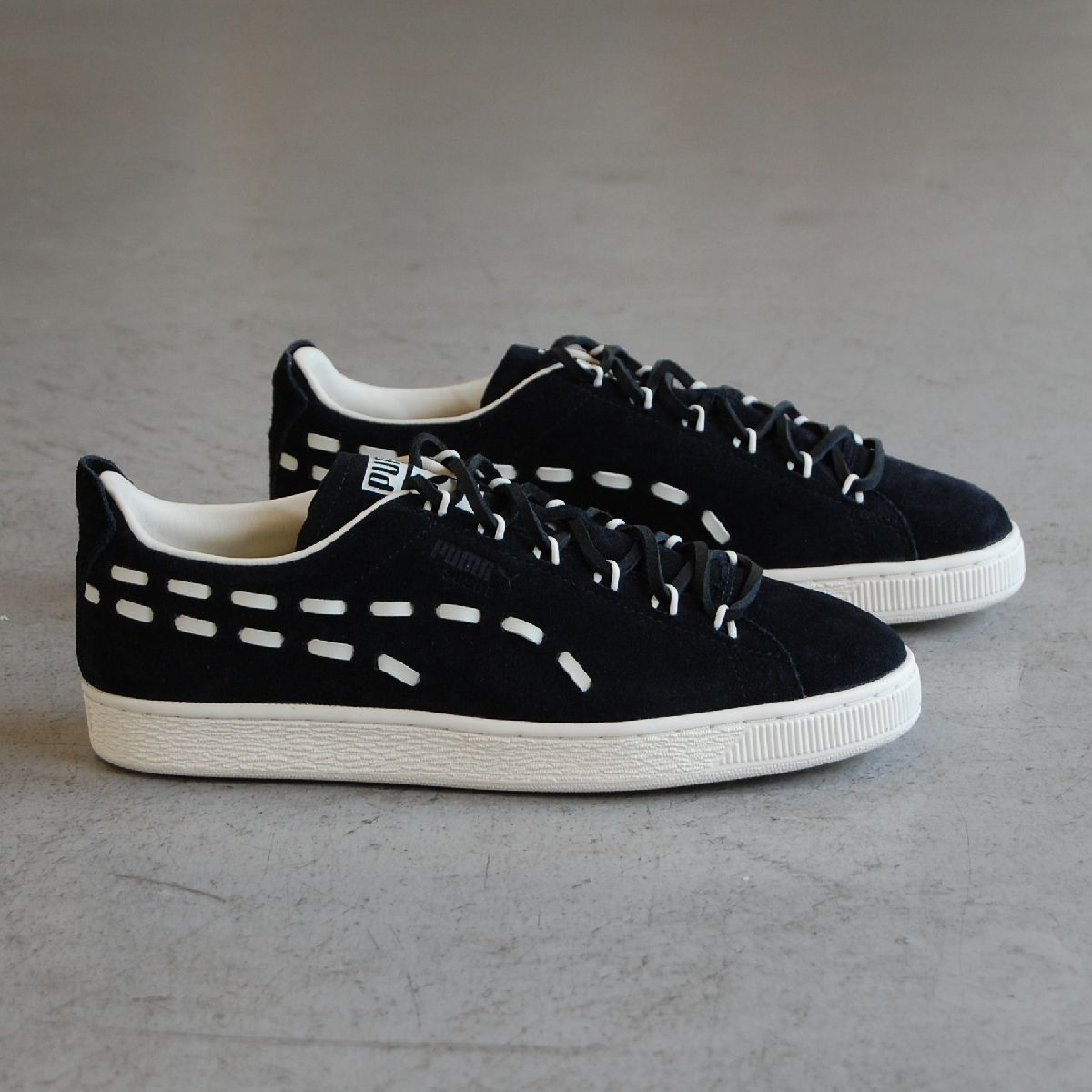 PUMA Suede Decon Puma Black プーマ スエード デコン ブラック オフ ホワイト アイボリー クリーム ローカット メンズ 革ひも USA アメリカ 海外 限定