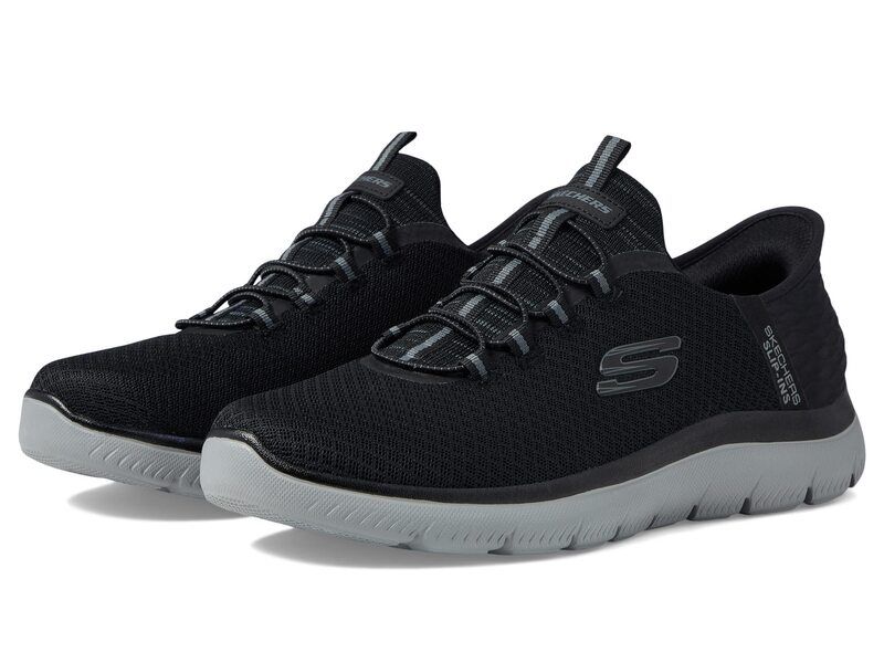 スケッチャーズ メンズ シューズ スニーカー SKECHERSummits High Range Hands Free SlipIns BlackCharcoal ブラック