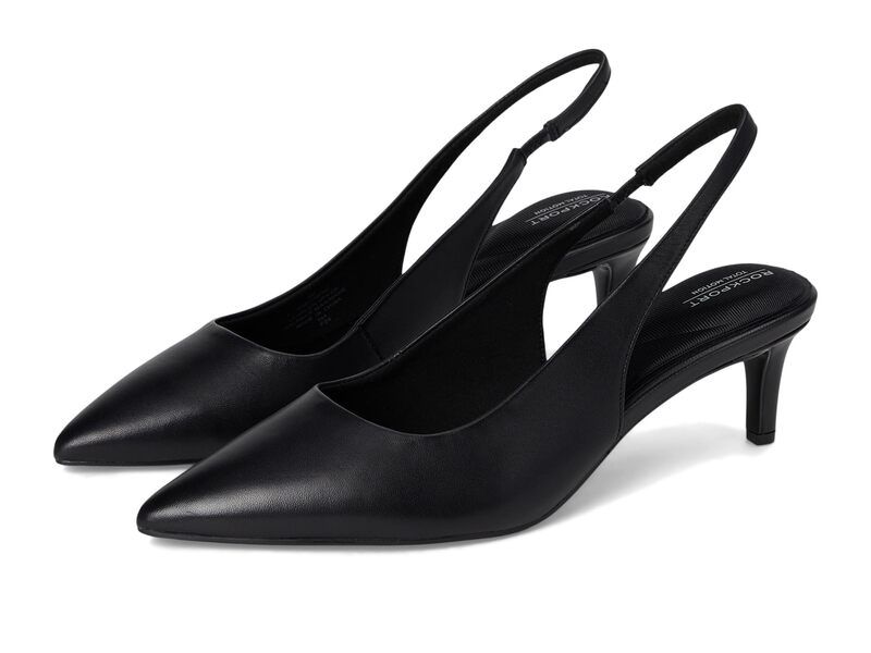 ロックポート レディース シューズ ブーツ・レインブーツ Rockport Corine Black Leather ブラック