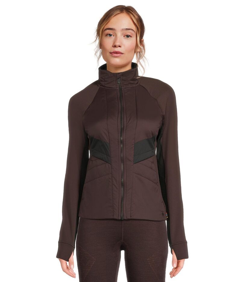 スマートウール レディース アウター コート ジャケット Smartwool Smartloft Hybrid Jacket Mink ミンク