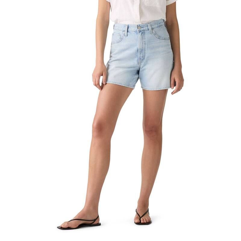 リーバイス レディース ボトムス ハーフパンツ・ショーツ ショートパンツ デニム Juniors Levis Cinch Baggy Denim Shorts Abraided Art デニム