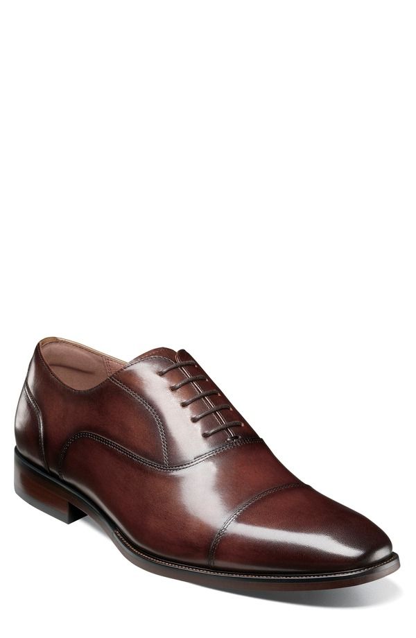 フローシャイム メンズ シューズ オックスフォード キャップ Florsheim Sorrento Lux Cap Toe Oxford Brown ブラウン