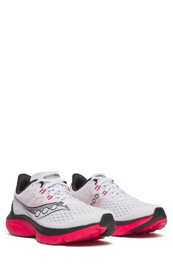 サッカニー メンズ シューズ スニーカー Saucony KNIVARA 16 White Red ホワイト