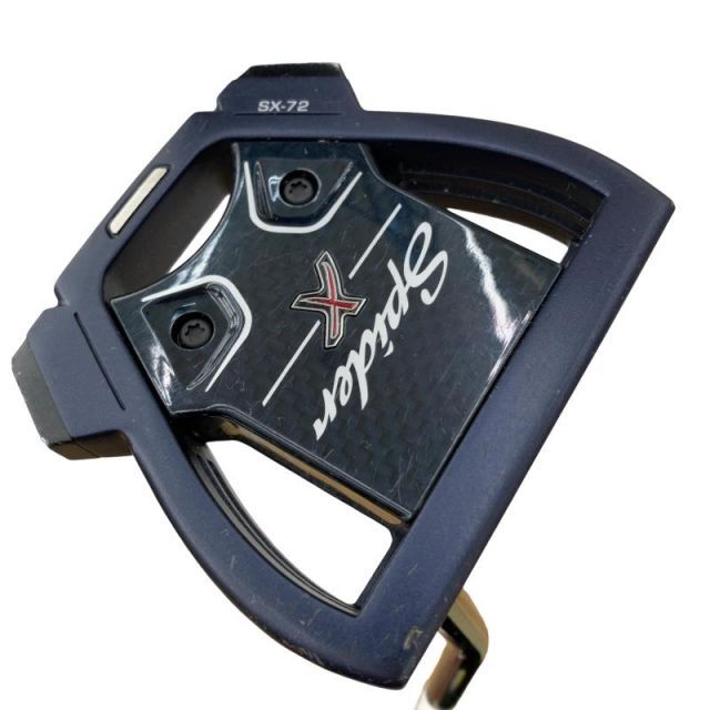 【中古】 テーラーメイド Spider X BLUE/WHITE シングルベンド 33インチ パター PT スチール(ブラック) (フレックスその他) メンズ 男性用 右利き 右用 Cランク ゴルフクラブ