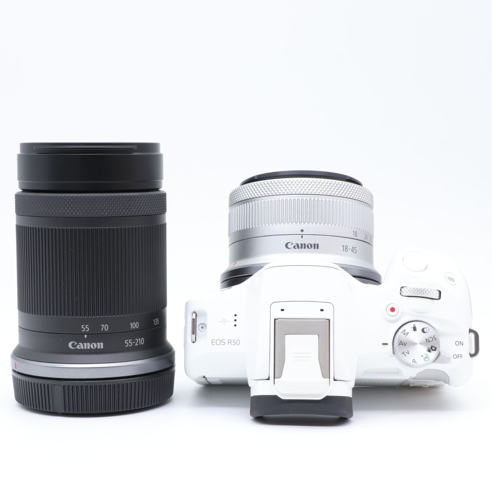 送料無料】【美品】EOS R50 ダブルズームキット ホワイト - メルカリ