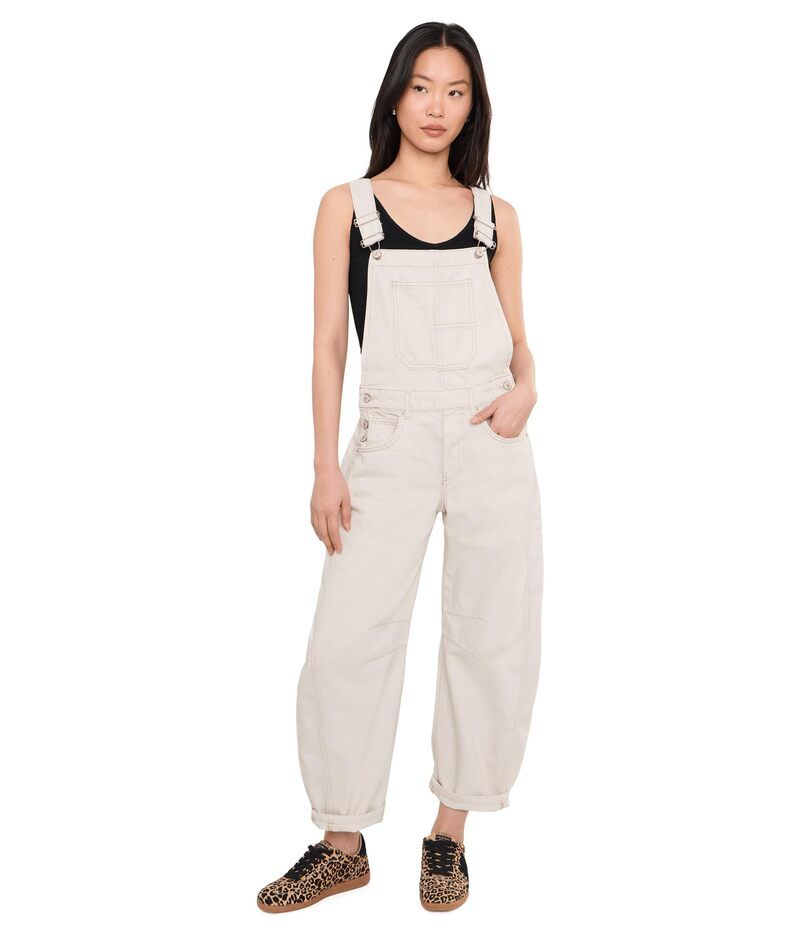 フリーピープル レディース トップス ジャンプスーツ オーバーオール Free People We The Free Good Luck Barrel Overalls Milk
