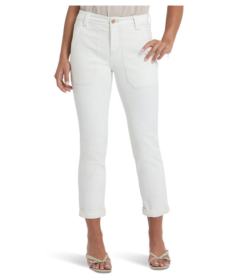 エヌワイディージェイ レディース ボトムス デニムパンツ ヴィンテージ NYDJ Margot Girlfriend in Vintage White ホワイト