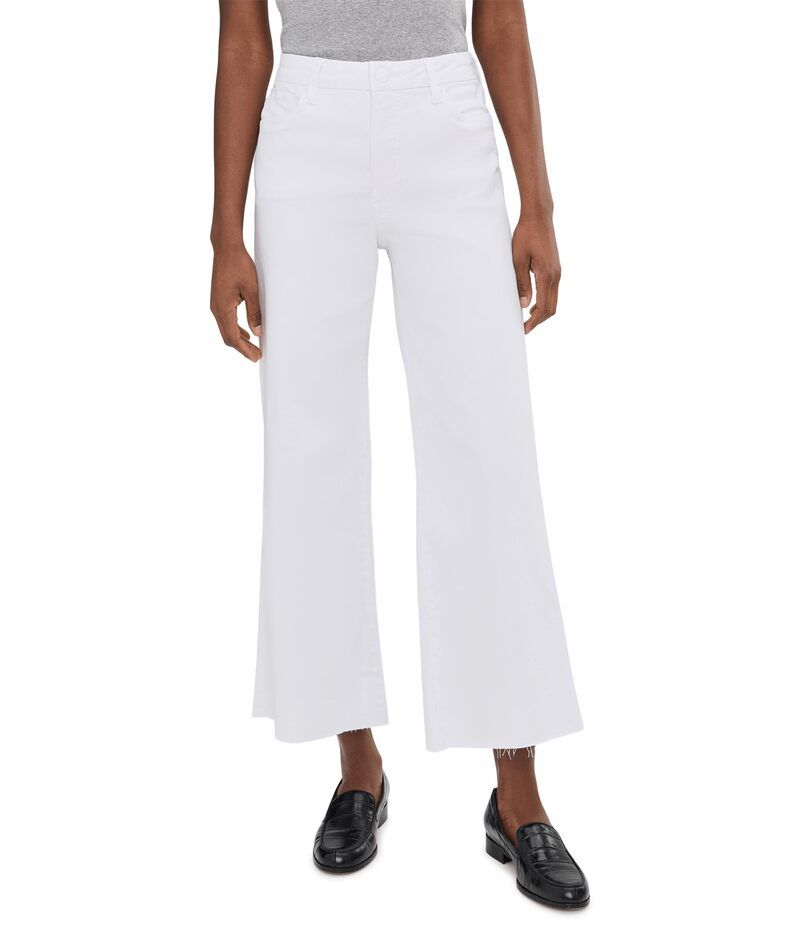 カットフロムザクロス レディース ボトムス デニムパンツ ワイドレッグ KUT from the Kloth Meg HighRise Fab Wide Leg Raw Hem in Optic Wh