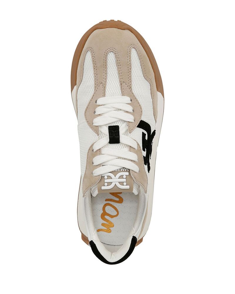 サムエデルマン レディース シューズ スニーカー Sam Edelman Womens Langley 3 Sneakers WhiteTanBlack ホワイト