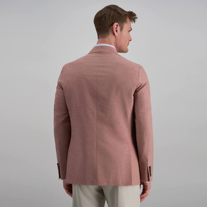 ハガー レディース アウター ジャケット・ブルゾン スリムフィット コート Mens Haggar Birdseye Slim Fit Sport Coat Clay
