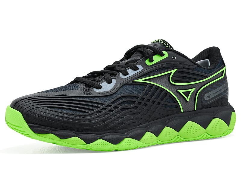 ミズノ メンズ シューズ スニーカー Mizuno Wavenforce Tour 2 AC BlackGlowing A ブラック