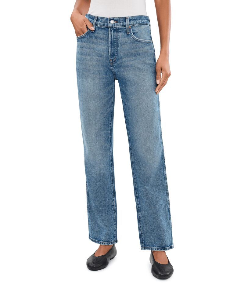 メイドウェル レディース ボトムス デニムパンツ Madewell The Longline Straight Jean in Pickett Wash Pickett Wash