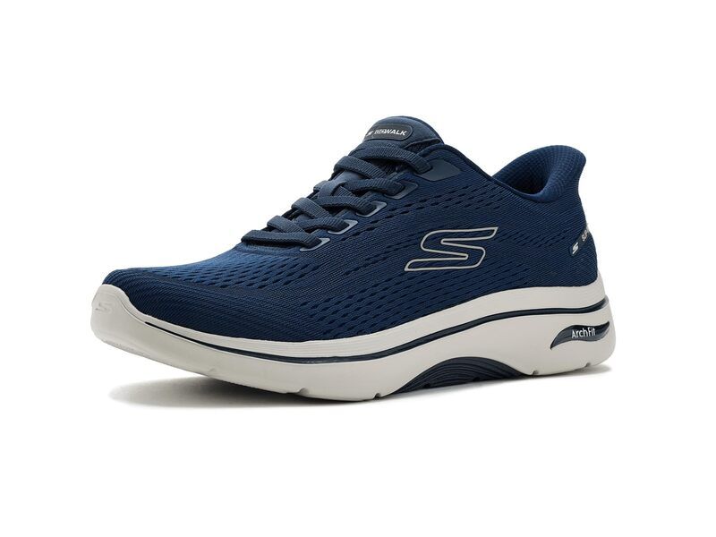 スケッチャーズ メンズ シューズ スニーカー SKECHERS Performance Go Walk ArchFit 20 Percy Hands Free SlipInavyGray グレー