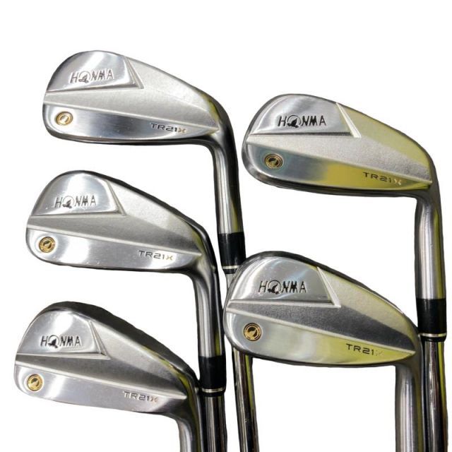 【中古】 本間ゴルフ TOUR WORLD TR21X 5S アイアンセット IR NS PRO 950GH neo (フレックスS) メンズ 男性用 右利き 右用 Cランク ゴルフクラブ