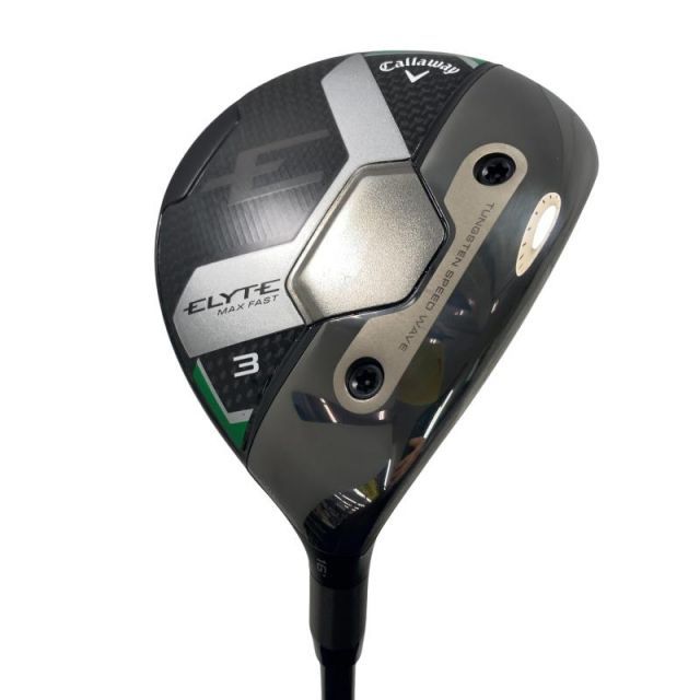 【中古】 キャロウェイ ELYTE MAX FAST 3W フェアウェイウッド FW LIN-Q GREEN 40 for CW(ELYTE FW) (フレックスS) メンズ 男性用 右利き 右用 Aランク ゴルフクラブ
