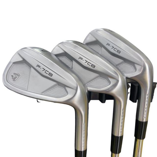 【中古】 テーラーメイド Taylor Made P・7CB(2024) 5S アイアンセット IR 純正特注シャフト (フレックスS) メンズ 男性用 右利き 右用 Cランク ゴルフクラブ